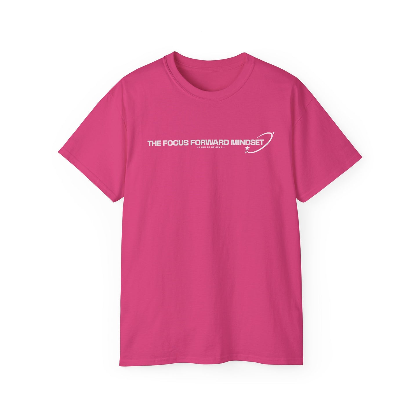 HUMANS APPAREL - Focus Forward Mindset Unisex Ultra Cotton Tee - Motivational Shirt for Everyday Inspiration
