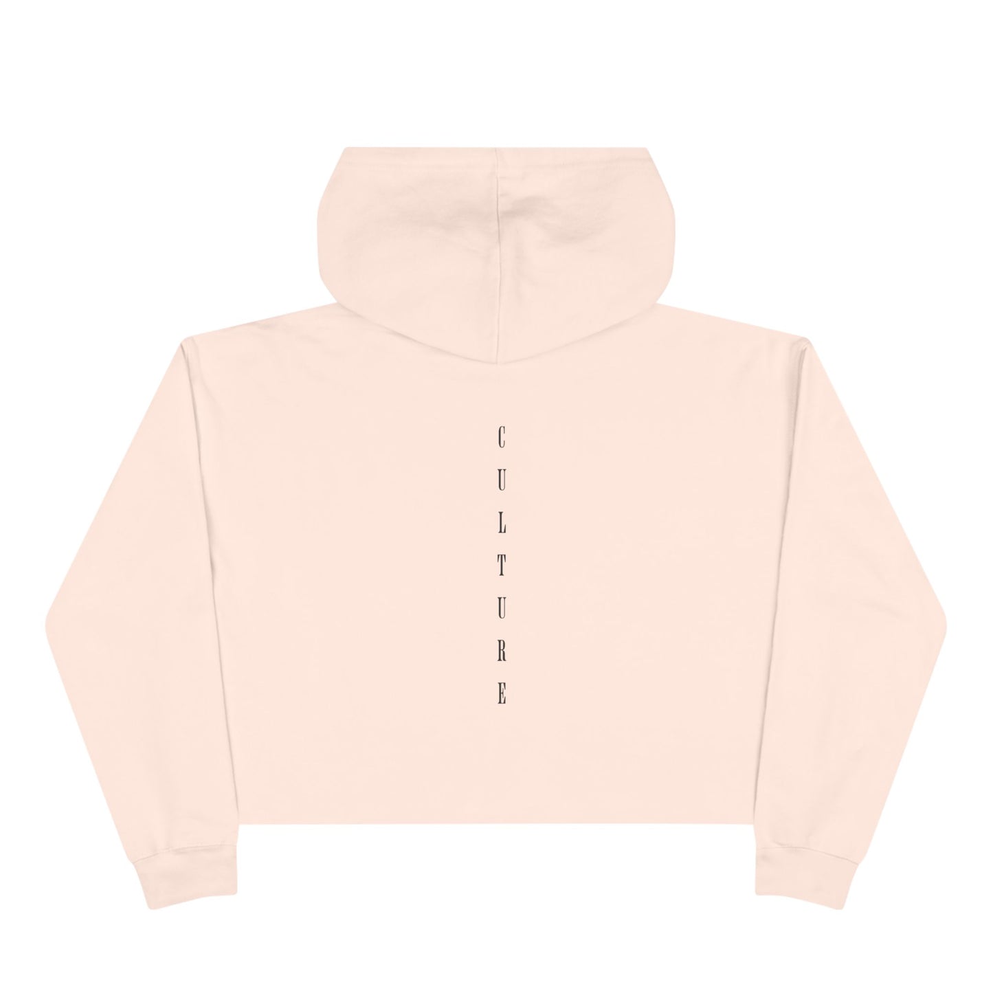 HUMANS APPAREL - Trendy "CULTURE" Crop Women's Hoodie - Statement Sweatshirt for Fashion Lovers