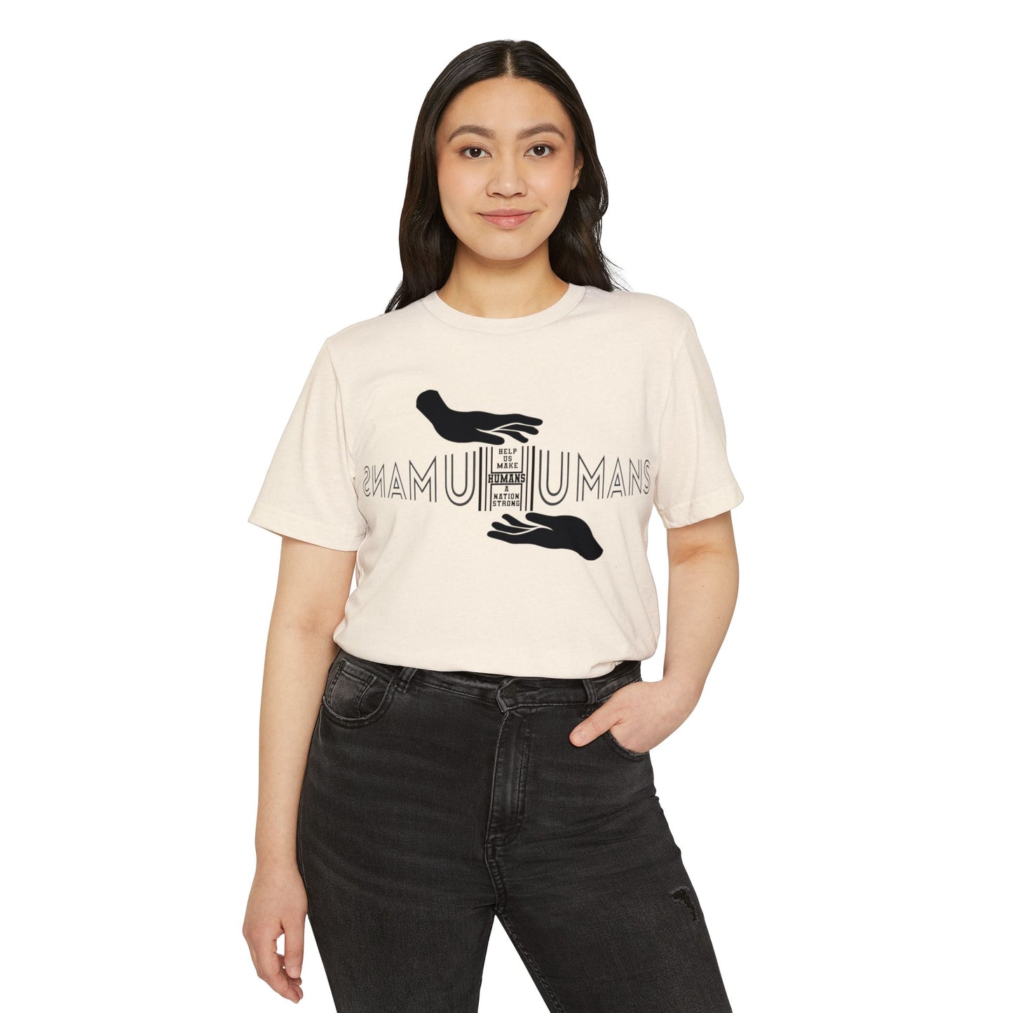 HUMANS APPAREL - Women's Organic T-Shirt - With Healing Hands Logo