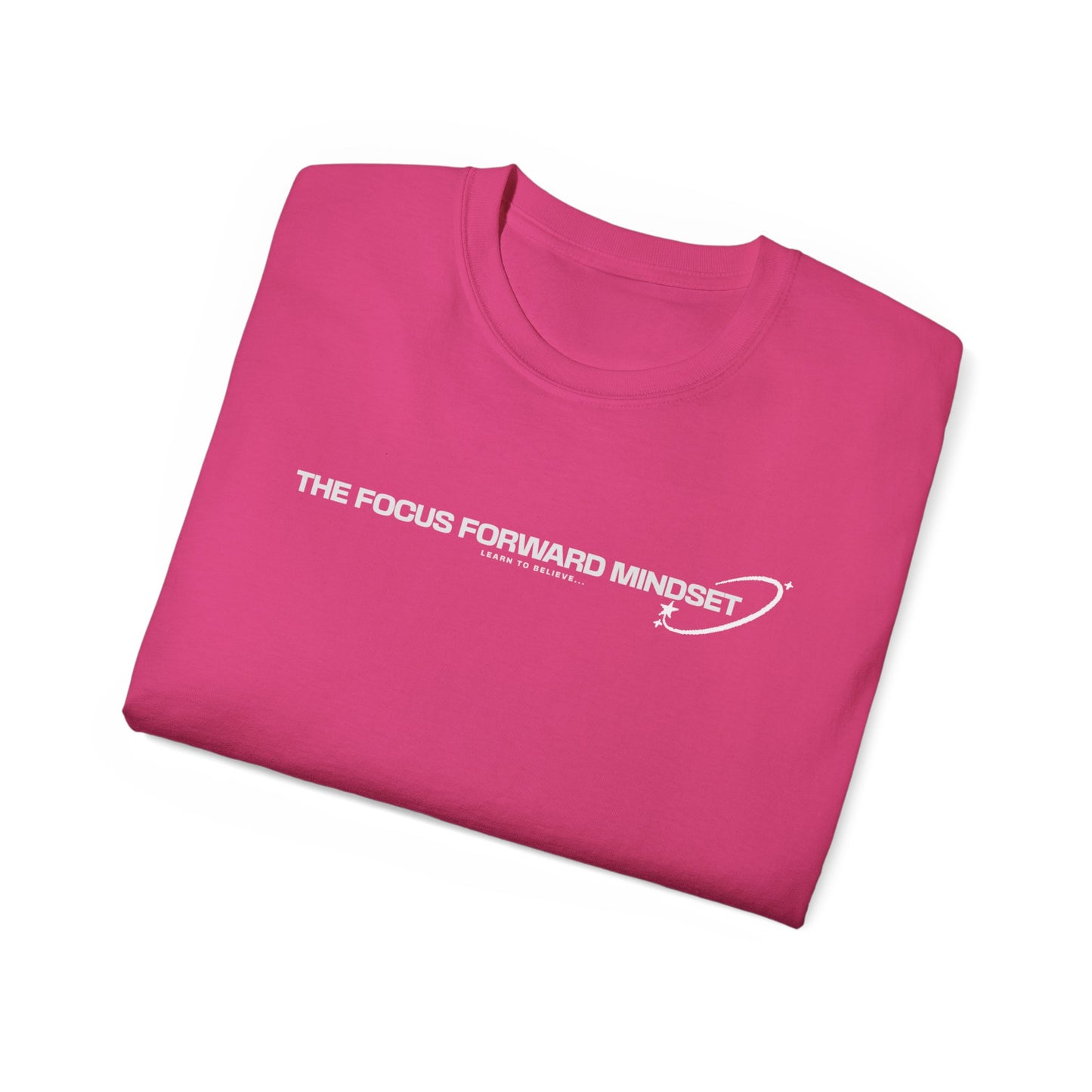 HUMANS APPAREL - Focus Forward Mindset Unisex Ultra Cotton Tee - Motivational Shirt for Everyday Inspiration