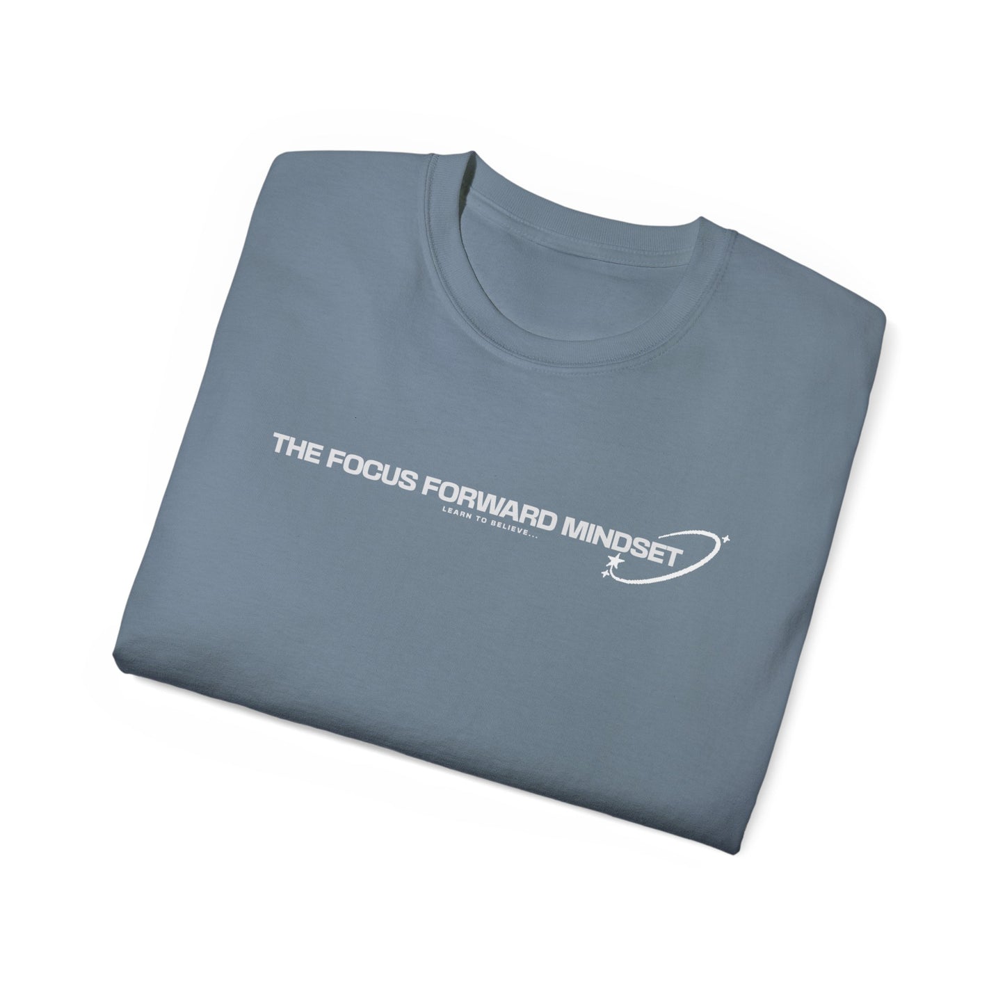 HUMANS APPAREL - Focus Forward Mindset Unisex Ultra Cotton Tee - Motivational Shirt for Everyday Inspiration