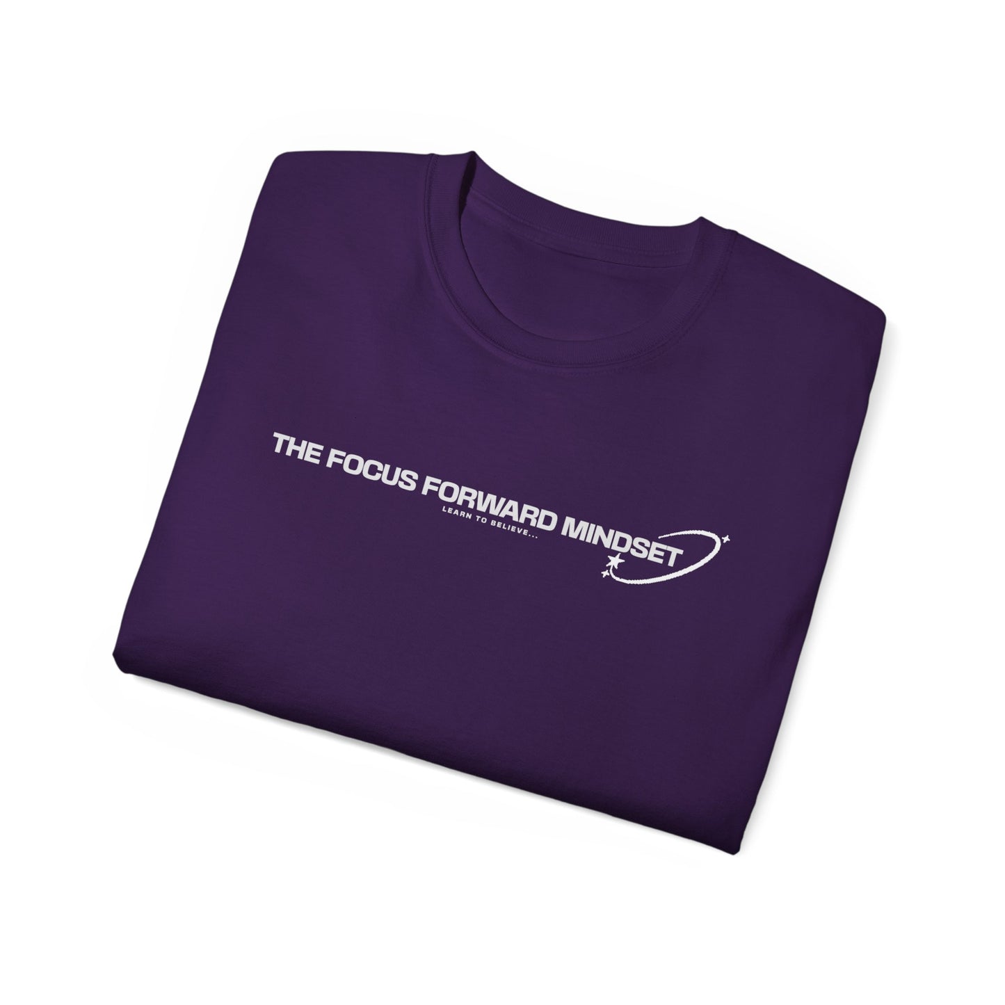 HUMANS APPAREL - Focus Forward Mindset Unisex Ultra Cotton Tee - Motivational Shirt for Everyday Inspiration