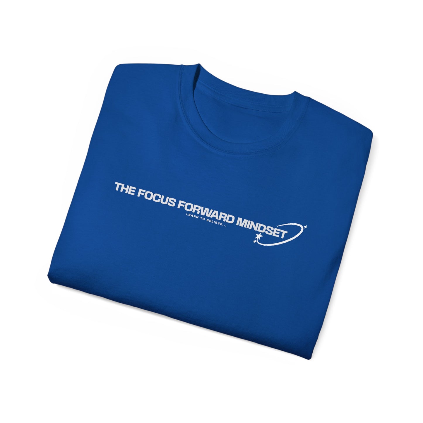 HUMANS APPAREL - Focus Forward Mindset Unisex Ultra Cotton Tee - Motivational Shirt for Everyday Inspiration