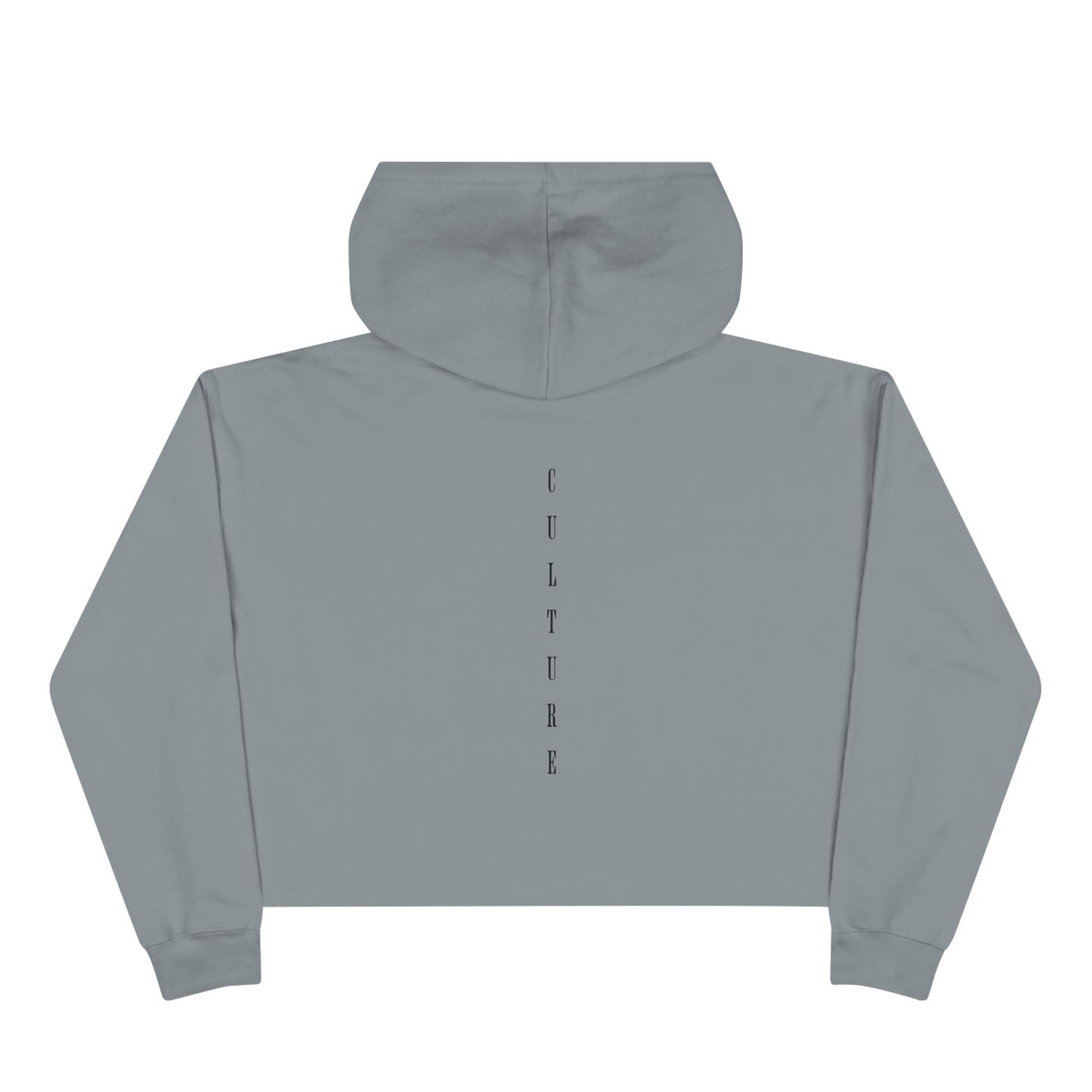 HUMANS APPAREL - Trendy "CULTURE" Crop Women's Hoodie - Statement Sweatshirt for Fashion Lovers