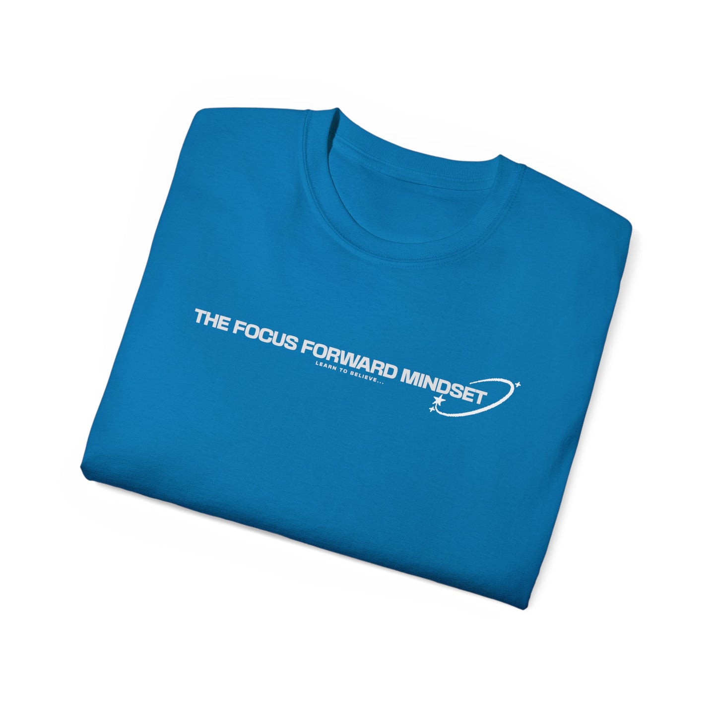 HUMANS APPAREL - Focus Forward Mindset Unisex Ultra Cotton Tee - Motivational Shirt for Everyday Inspiration