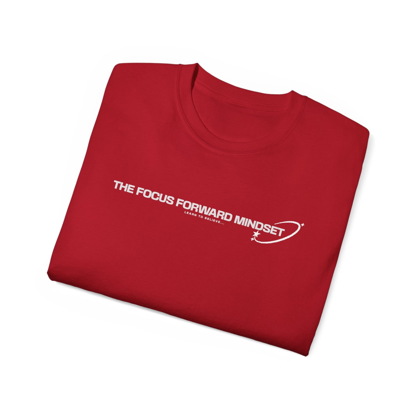 HUMANS APPAREL - Focus Forward Mindset Unisex Ultra Cotton Tee - Motivational Shirt for Everyday Inspiration