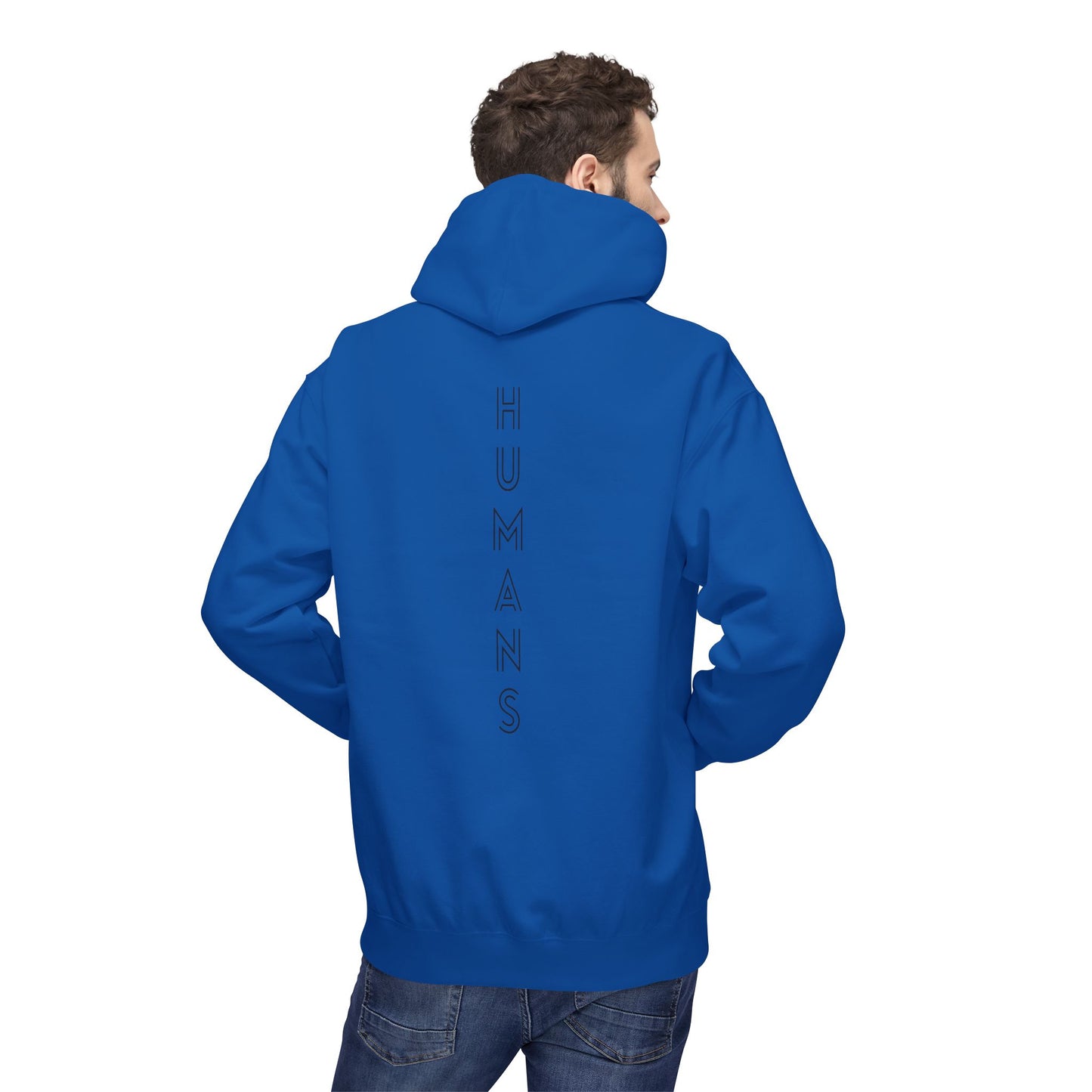 HUMANS APPAREL - The Bloodline is Humans Hoodie - Unisex Soft Style Fleece Sweatshirt