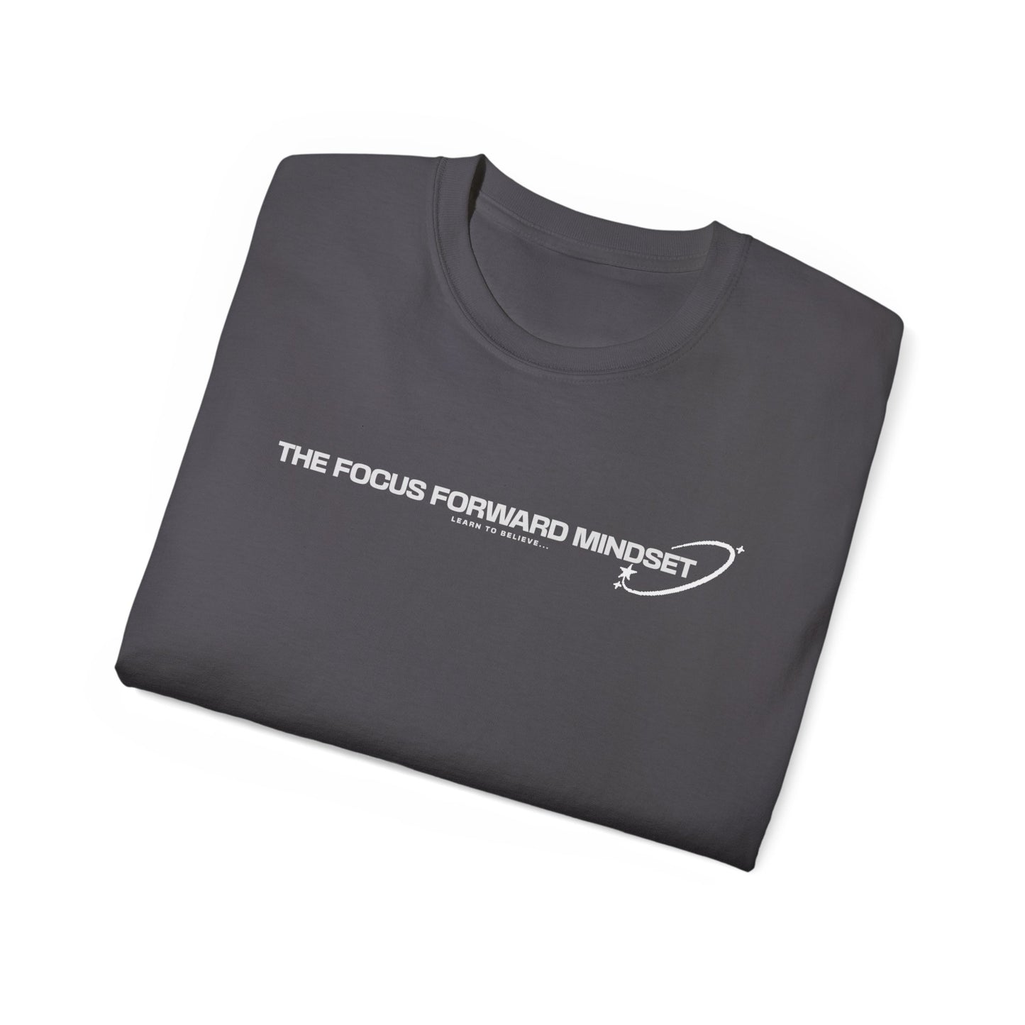 HUMANS APPAREL - Focus Forward Mindset Unisex Ultra Cotton Tee - Motivational Shirt for Everyday Inspiration