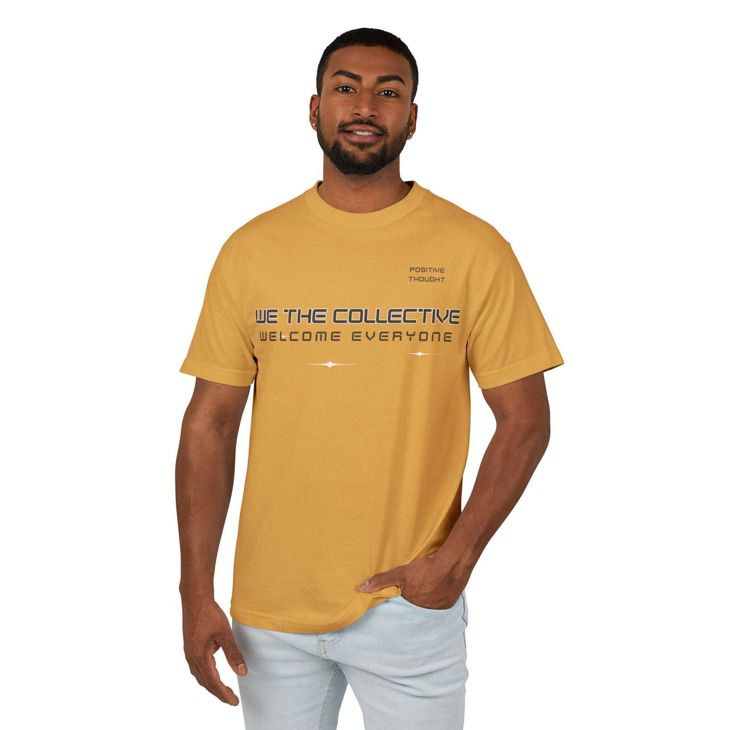HUMANS APPAREL - Positive Thought, "We The Collective" Tee - Unisex Cotton Shirt for Unity and Support
