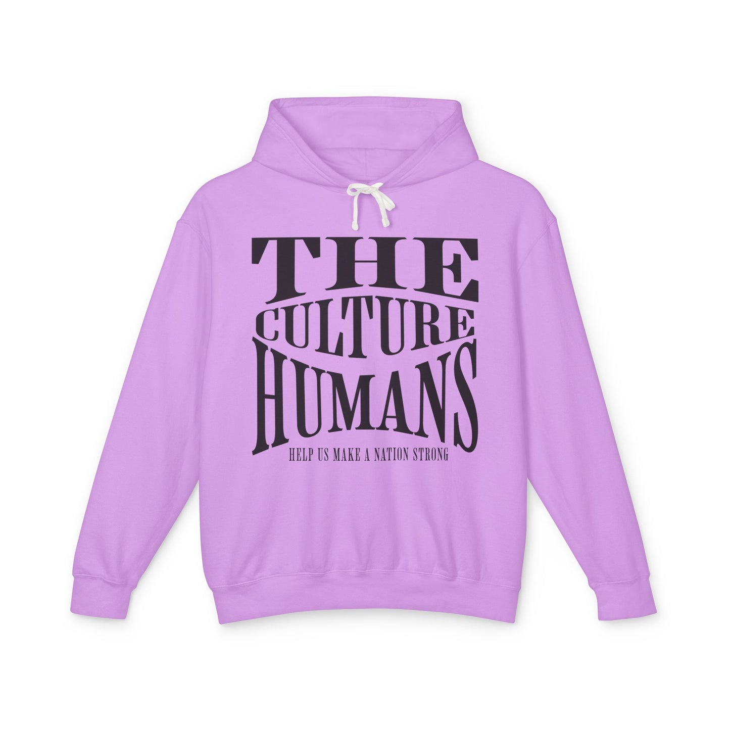HUMANS APPAREL - Inclusive Culture Unisex Lightweight Hooded Sweatshirt | Motivational Gift for All | Perfect for Casual Wear