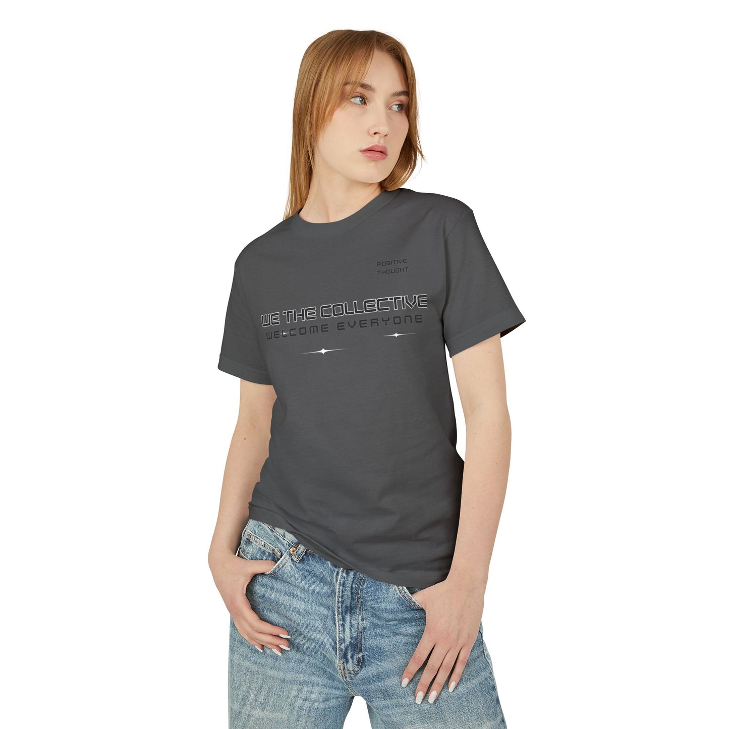 HUMANS APPAREL - Positive Thought, "We The Collective" Tee - Unisex Cotton Shirt for Unity and Support