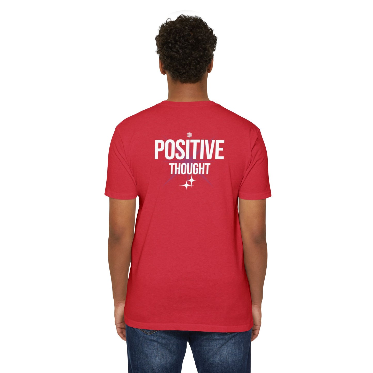 HUMANS APPAREL - Positive Thought Unisex CVC Jersey T-Shirt - Inspirational Quote Tee "Passion, Drive & Desire"