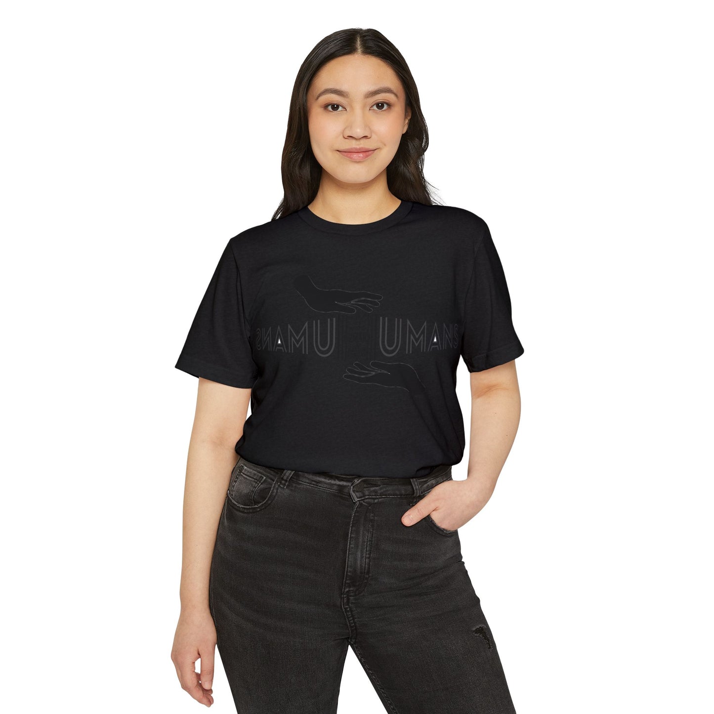 HUMANS APPAREL - Women's Organic T-Shirt - With Healing Hands Logo