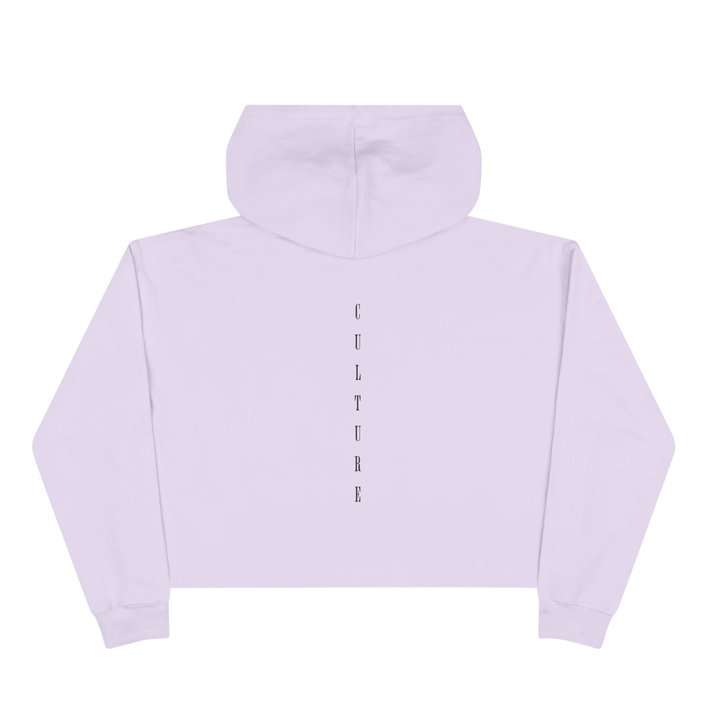 HUMANS APPAREL - Trendy "CULTURE" Crop Women's Hoodie - Statement Sweatshirt for Fashion Lovers