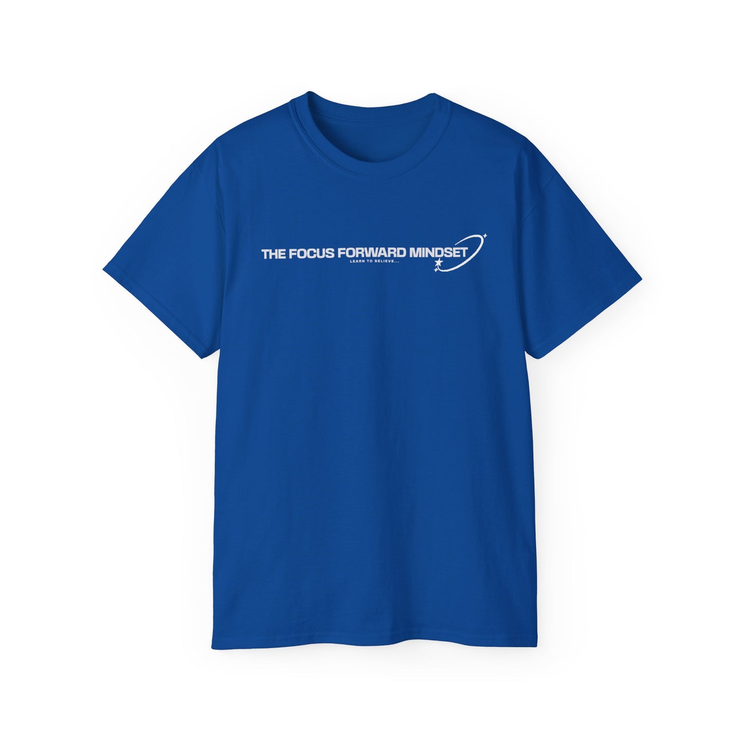 HUMANS APPAREL - Focus Forward Mindset Unisex Ultra Cotton Tee - Motivational Shirt for Everyday Inspiration